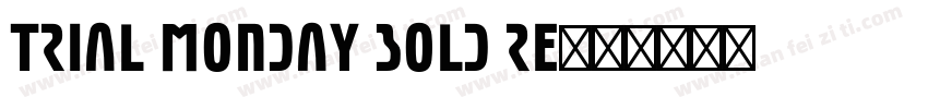 TRIAL Monday Bold Re字体转换